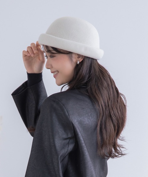 polcadot（ポルカドット）の「バスク ロールキャップ/ユニセックス（ニットキャップ/ビーニー・レディース・ブラウン/アイボリー/ブラック・FREE）」の21枚目の写真