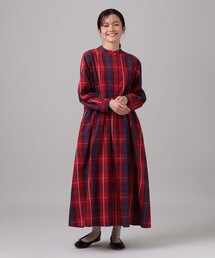 ワンピース（レッド/赤色系・チェック柄）ファッション通販