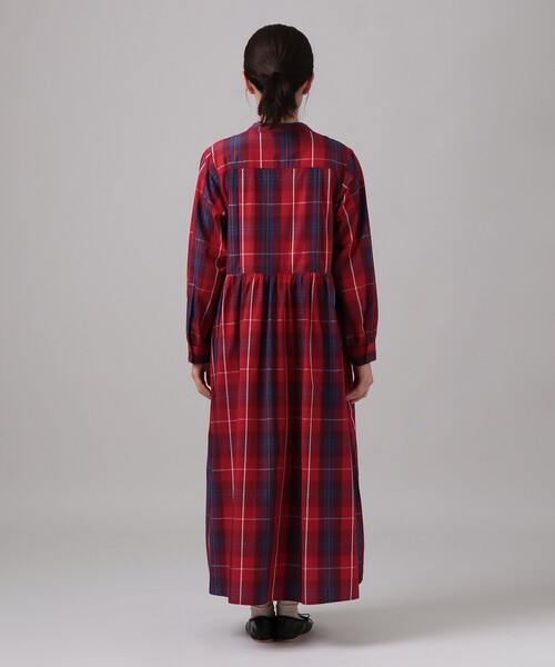 セール】タータンチェック柄切替ワンピース/Afternoon Tea Original