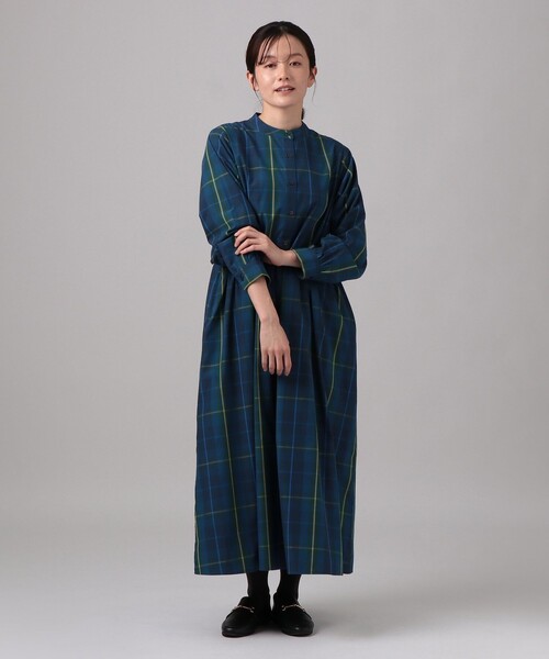 タータンチェック柄切替ワンピース/Afternoon Tea Original Tartans