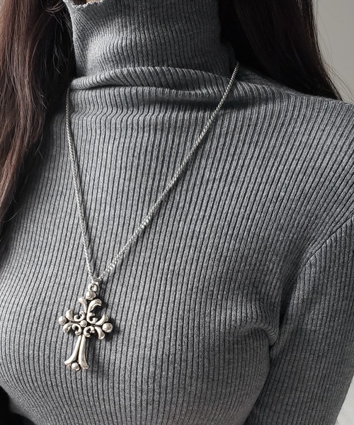 me+em select(ミームセレクト)の「【 3color 】 ハイネックスリムリブニットトップス / highneck slim lib knit tops(ニット/セーター・レディース・ブラック/アイボリー/グレー・FREE)」の11枚目の写真