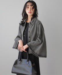 La-gemme（ラジェム）の「フレアスリーブショートデニムジャケット（デニムジャケット）」