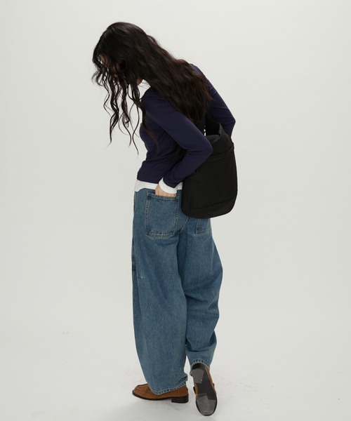 NUJOH(ヌゾ)の「Wide Panel Denim Pants / ワイドパネルデニムパンツ(デニムパンツ・レディース・チャコールグレー/ブルー・SMALL/MEDIUM)」の17枚目の写真