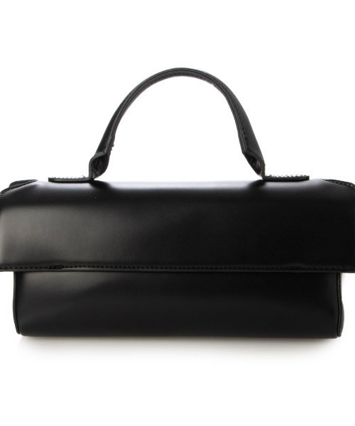 cache cache(カシュ カシュ)の「カシュカシュ cachecache / 横長スムース2wayショルダーバッグ(ショルダーバッグ・レディース・ブラック/アイボリー・FREE)」の10枚目の写真