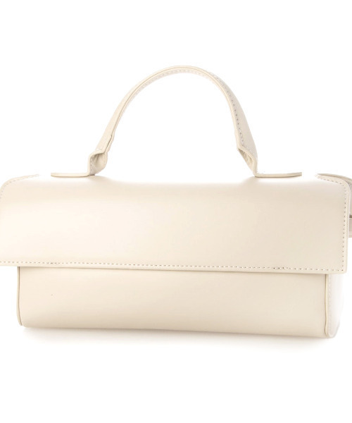 cache cache(カシュ カシュ)の「カシュカシュ cachecache / 横長スムース2wayショルダーバッグ(ショルダーバッグ・レディース・ブラック/アイボリー・FREE)」の3枚目の写真