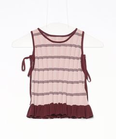 MEDI PURIPURI SHORT KNIT TOP（Tシャツ/カットソー）｜Ameri（アメリ