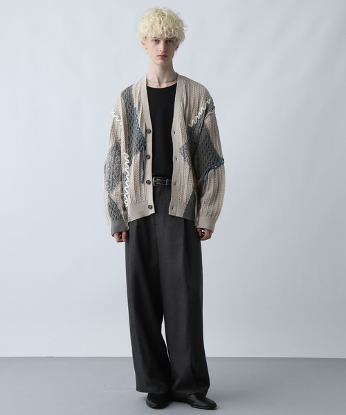 ハイショクステッチニットカーディガン(HARE)（カーディガン/ボレロ