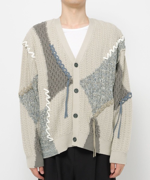 ハイショクステッチニットカーディガン(HARE)（カーディガン/ボレロ