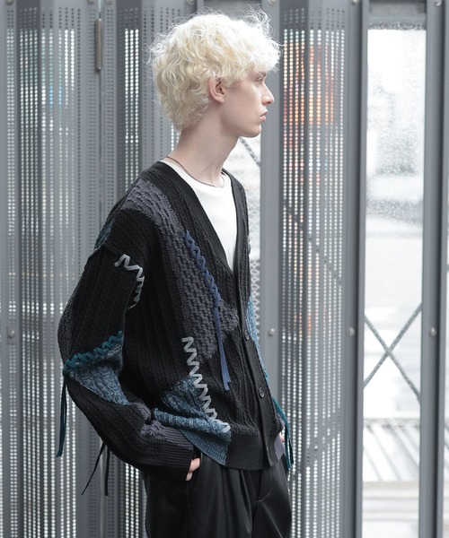 ハイショクステッチニットカーディガン(HARE)（カーディガン/ボレロ