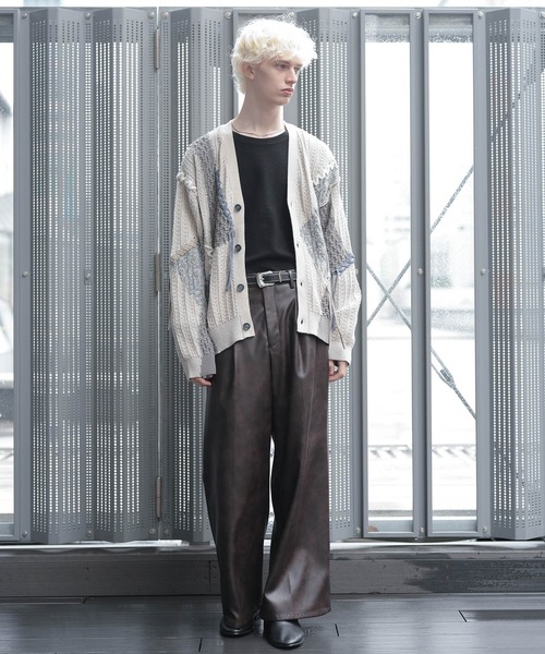 ハイショクステッチニットカーディガン(HARE)（カーディガン/ボレロ