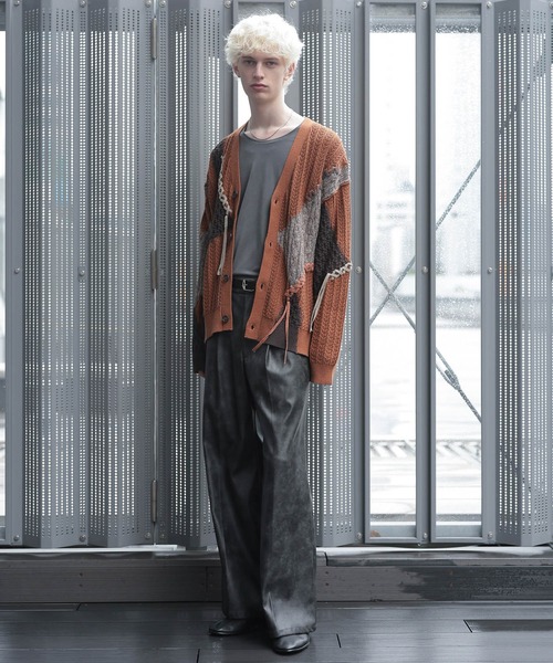 ハイショクステッチニットカーディガン(HARE)（カーディガン