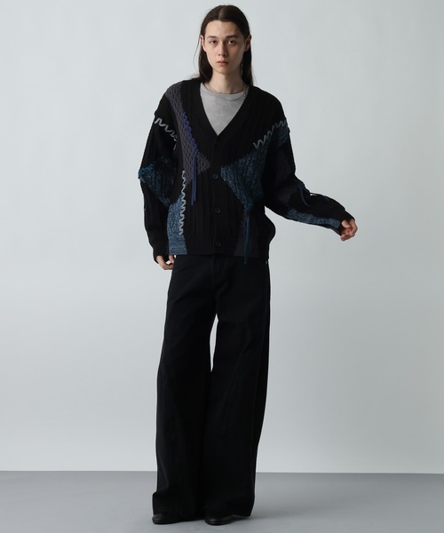 ハイショクステッチニットカーディガン(HARE)（カーディガン/ボレロ