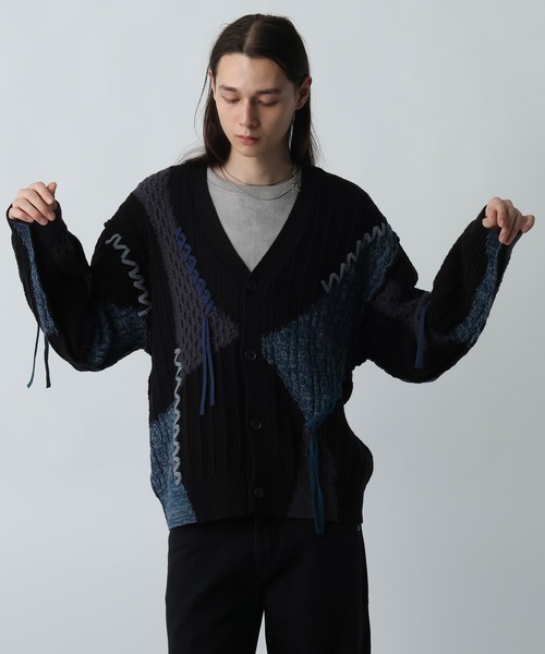 ハイショクステッチニットカーディガン(HARE)（カーディガン/ボレロ