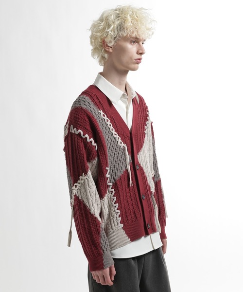 ハイショクステッチニットカーディガン(HARE)（カーディガン/ボレロ