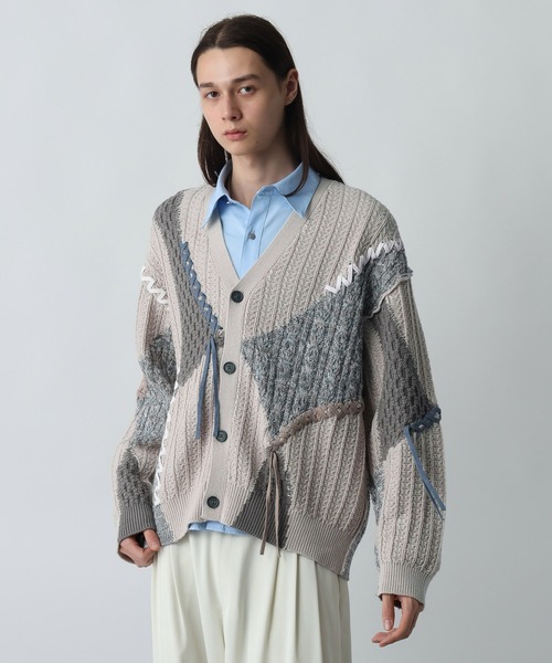 ハイショクステッチニットカーディガン(HARE)（カーディガン/ボレロ