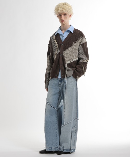 ハイショクステッチニットカーディガン(HARE)（カーディガン/ボレロ