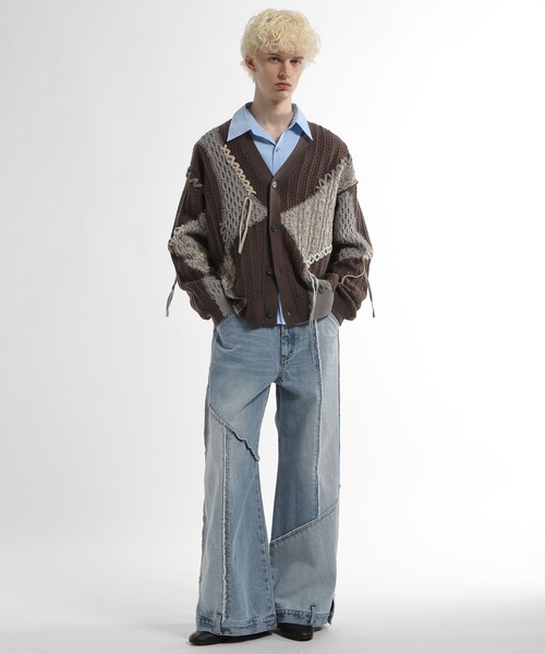 ハイショクステッチニットカーディガン(HARE)（カーディガン/ボレロ