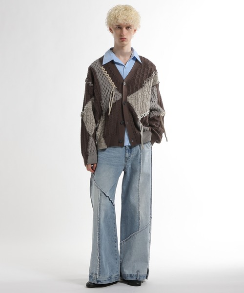 ハイショクステッチニットカーディガン(HARE)（カーディガン/ボレロ