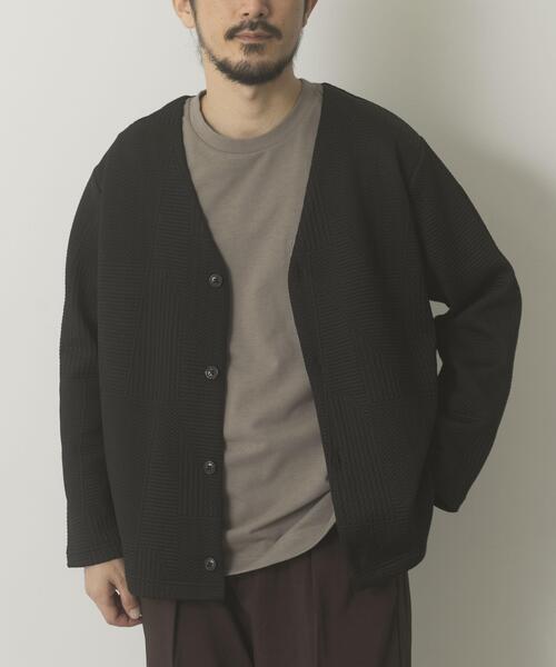 セール】ジオメジャカード カットソーカーディガン（カーディガン