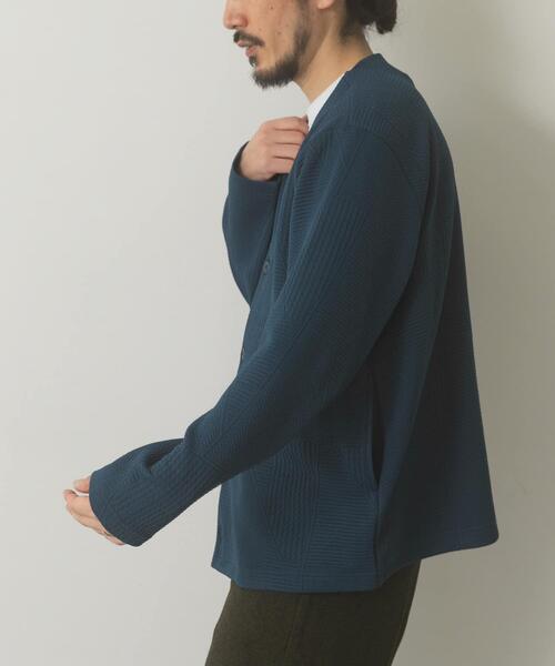 ITEMS URBANRESEARCH(アイテムズ アーバンリサーチ)の「ジオメジャカード カットソーカーディガン(カーディガン/ボレロ・メンズ・ブルー系その他/グレー/ブラック・MEDIUM/LARGE)」の19枚目の写真