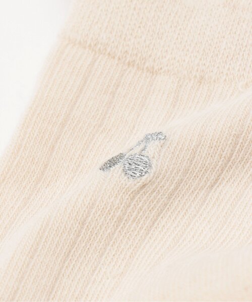 petit main（プティマイン）の「さくらんぼソックス2P（ソックス/靴下・キッズ・ネイビー/ピンク/キナリ・SS/S/L/M）」の6枚目の写真