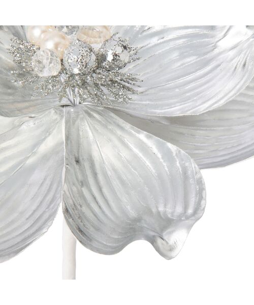 アートプランツ ビジュー フラワー シルバー（インテリア雑貨