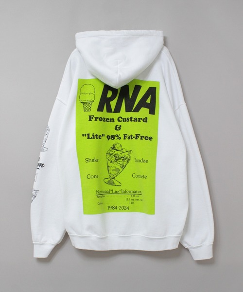 RNA(アールエヌエー)の「M2580 スクエアロゴパーカー(パーカー・レディース・ホワイト/ピンク/ブラック・MEDIUM)」の18枚目の写真
