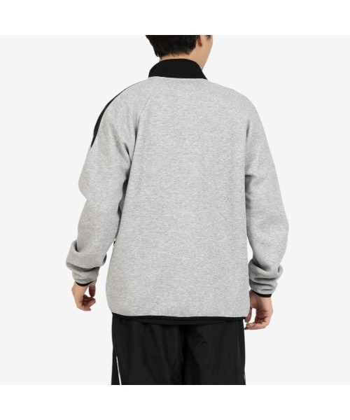 Reebok(リーボック)の「ビッグベクター ジャケット / CONTRAST PANEL FUNNELNECK JACKET(ジャージ・メンズ・アーミー/チャコールグレー×ブラック/グレー・X-LARGE/SMALL/MEDIUM/LARGE)」の5枚目の写真