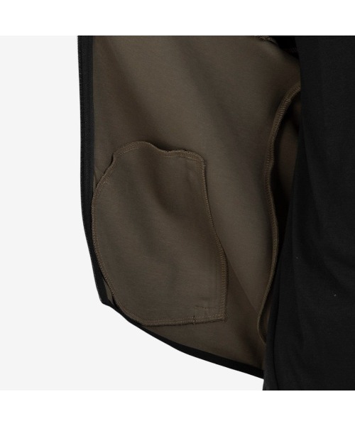 Reebok(リーボック)の「ビッグベクター ジャケット / CONTRAST PANEL FUNNELNECK JACKET(ジャージ・メンズ・アーミー/チャコールグレー×ブラック/グレー・X-LARGE/SMALL/MEDIUM/LARGE)」の11枚目の写真