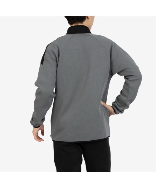 Reebok(リーボック)の「ビッグベクター ジャケット / CONTRAST PANEL FUNNELNECK JACKET(ジャージ・メンズ・アーミー/チャコールグレー×ブラック/グレー・X-LARGE/SMALL/MEDIUM/LARGE)」の16枚目の写真