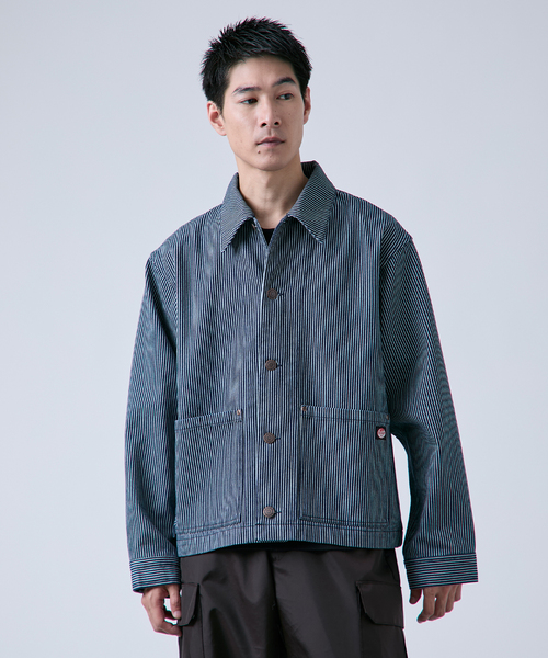 RED KAP(レッドキャップ)の「RED KAP別注 ショート カバーオール(カバーオール・メンズ・ネイビー/ブラック・MEDIUM/LARGE)」の5枚目の写真