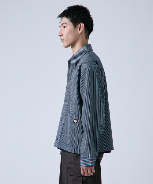 RED KAP(レッドキャップ)の「RED KAP別注 ショート カバーオール(カバーオール・メンズ・ネイビー/ブラック・MEDIUM/LARGE)」の6枚目の写真