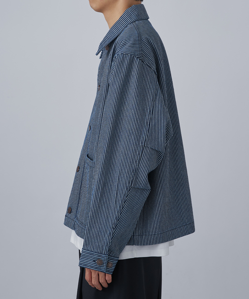 RED KAP(レッドキャップ)の「RED KAP別注 ショート カバーオール(カバーオール・メンズ・ネイビー/ブラック・MEDIUM/LARGE)」の11枚目の写真