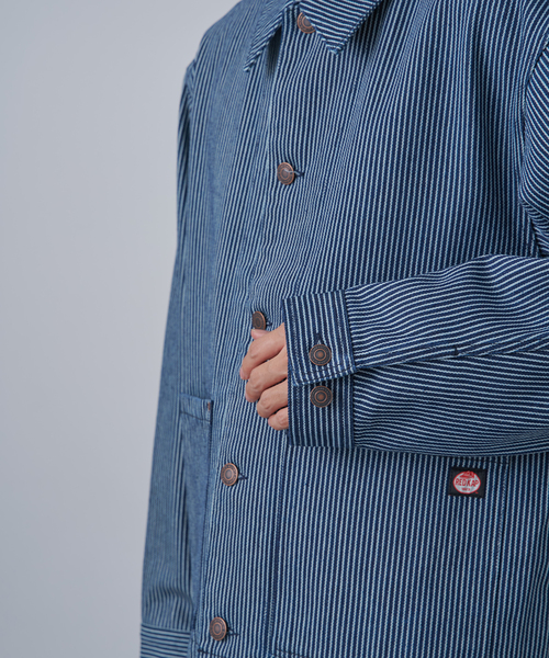 RED KAP(レッドキャップ)の「RED KAP別注 ショート カバーオール(カバーオール・メンズ・ネイビー/ブラック・MEDIUM/LARGE)」の15枚目の写真