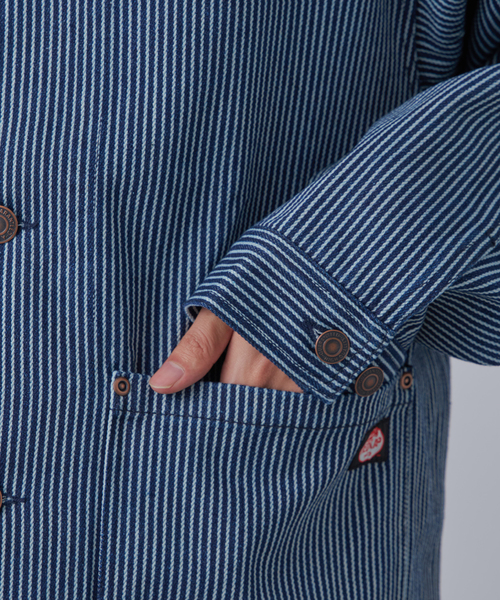 RED KAP(レッドキャップ)の「RED KAP別注 ショート カバーオール(カバーオール・メンズ・ネイビー/ブラック・MEDIUM/LARGE)」の16枚目の写真