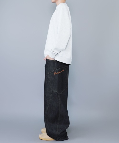 SPINNS(スピンズ)の「ひげおじさんスウェット/ミュージック/立体刺繍デザイン/裏毛コットン素材(スウェット・メンズ・ブラック/ネイビー/アッシュグレー・ONESIZE)」の11枚目の写真