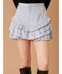 FURFUR | フリルレイヤースウェードショートパンツ(その他パンツ)