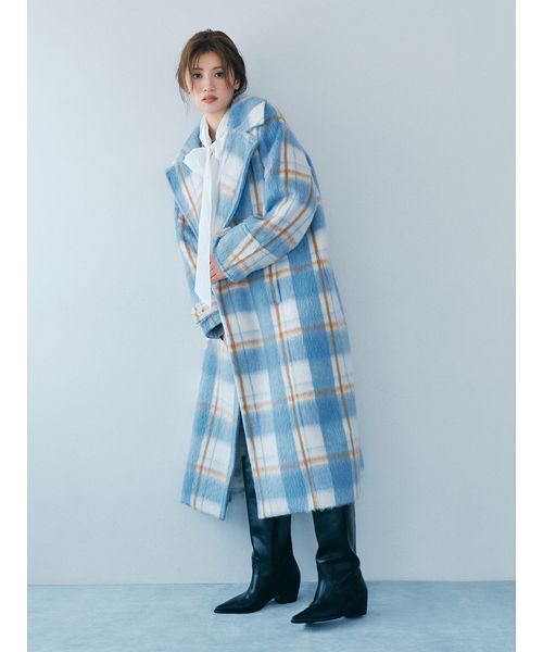 FURFUR（ファーファー）の「フリルレイヤースウェードショートパンツ（その他パンツ・レディース・サックスブルー/ベージュ/チャコールグレー・F）」の9枚目の写真