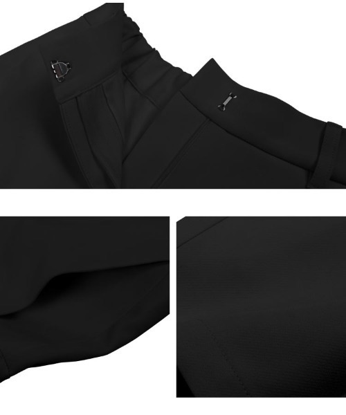 Petitle（プチレ）の「[ セレモニー ] [ 低身長向けサイズあり ] テーパードパンツ (単品)（スラックス・レディース・ブラック・M/PL/PM/PS）」の10枚目の写真