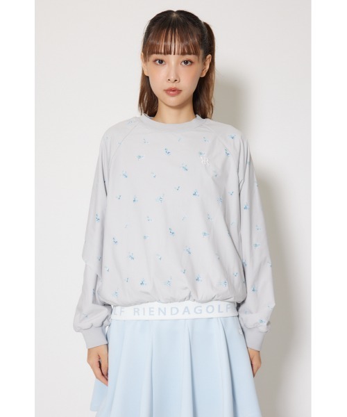 RIENDA GOLF(リエンダゴルフ)の「【RIENDA GOLF】フラワースニードジャケット 秋服 冬服(ブルゾン・レディース・ホワイト/グレー・SMALL/MEDIUM)」の21枚目の写真