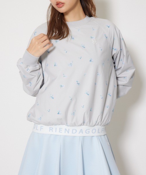 セール】【RIENDA GOLF】フラワースニードジャケット 秋服 冬服