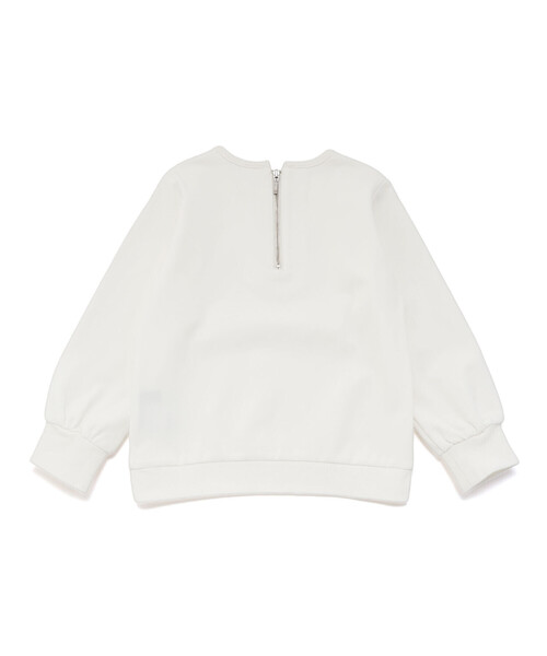 BeBe(ベベ)の「ポンチラインストーンロゴトレーナー(スウェット・キッズ・オフホワイト/ブラック・110cm/120cm/130cm/140cm/150cm)」の12枚目の写真
