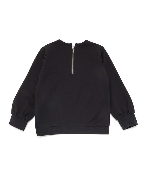 BeBe(ベベ)の「ポンチラインストーンロゴトレーナー(スウェット・キッズ・オフホワイト/ブラック・110cm/120cm/130cm/140cm/150cm)」の7枚目の写真