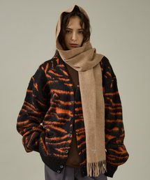 Barbour(バブアー)の【Barbour / バブアー】PLAIN LAMBSWOOL SCARF / プレーン ラムウール スカーフ/ワンポイント刺繍/ユニセックス/ギフト(マフラー)