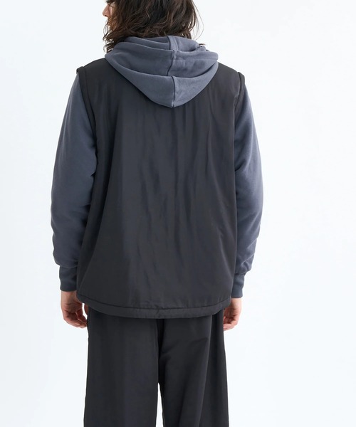 RVCA(ルーカ)の「RVCA メンズ GRANT PUFFER REVERSIBLE ZIP HD パーカー 【2025年秋冬モデル】/ルーカリバーシブルジップアップパーカー・フーディー(SET UP・セットアップ可能・空港コーデ)(パーカー・メンズ・ブラウン系カモフラージュ/ブラック/ブラック系その他・X-LARGE/LARGE/MEDIUM/SMALL)」の5枚目の写真