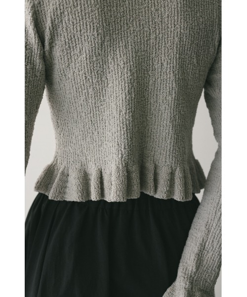 スタイルミキサー（STYLEMIXER）/フリルヘムデザインニット セール】フリルヘムデザインニット（ニット/セーター）｜STYLEMIXER