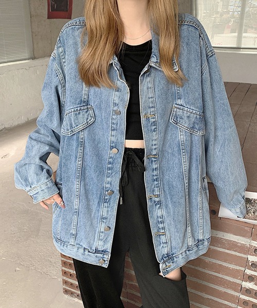 by LEGNA(バイレグナ)の「デニムジャケット(デニムジャケット・レディース・ブルー・SMALL/MEDIUM/LARGE)」の1枚目の写真
