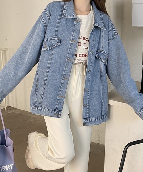 by LEGNA(バイレグナ)の「デニムジャケット(デニムジャケット・レディース・ブルー・SMALL/MEDIUM/LARGE)」の10枚目の写真