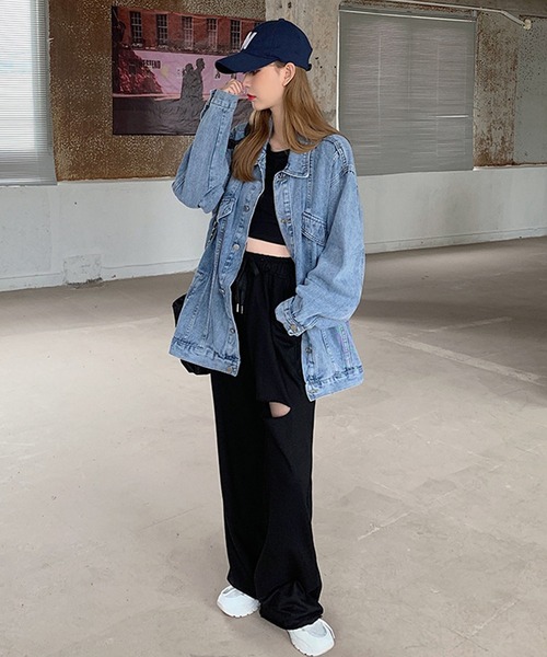 by LEGNA(バイレグナ)の「デニムジャケット(デニムジャケット・レディース・ブルー・SMALL/MEDIUM/LARGE)」の5枚目の写真