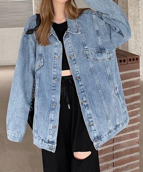 by LEGNA(バイレグナ)の「デニムジャケット(デニムジャケット・レディース・ブルー・SMALL/MEDIUM/LARGE)」の6枚目の写真